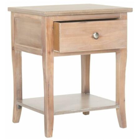 SAFAVIEH Coby End Tables, Red Maple - 22.2 x 15 x 18.1 in. AMH6616C